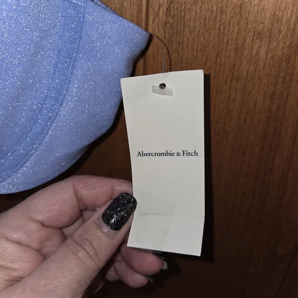 Abercrombie & Fitch Light Blue Shimmer Bikini Set - Picture 4 of 8